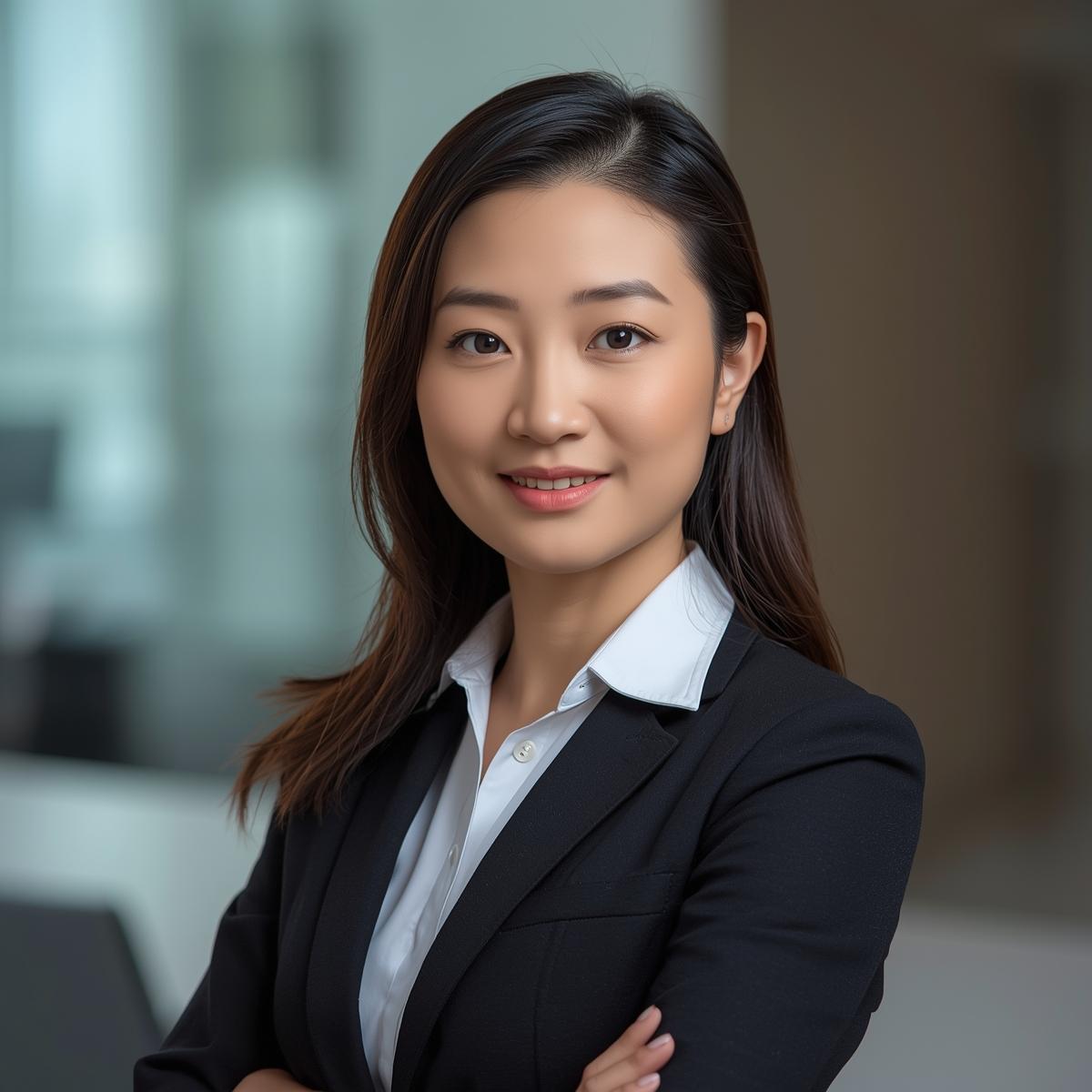 Retrato profesional de Mei Lin